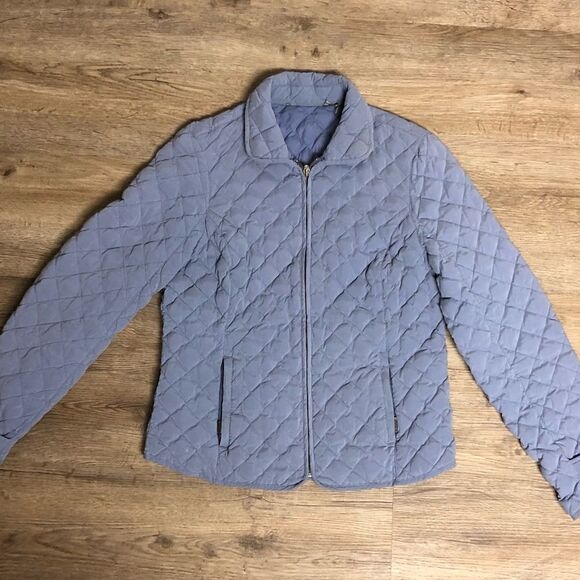 Eddie Bauer women’s Quilted Down Light Purple Jacket, Size S - Picture 1 of 13